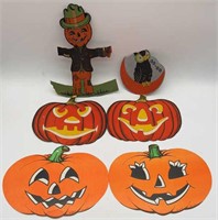 CARD STOCK PUMPKINS-OWL-PUMPKIN SCARECROW