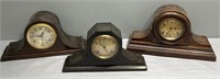 Ansonia; Ingram & Plymouth Shelf Clocks Lot