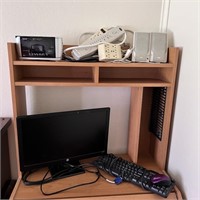 HP Monitor, Key Board, Speakers, Power Strip