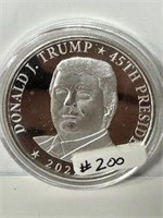 2022 Pres. Trump 1oz .999 Silver Round - PL