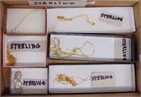 (6) Sterling Chains .925