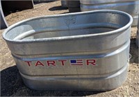 Tarter 100 gallon Galvanized Steel Water Trough,
