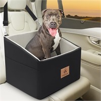 Dog Car Seat 35lbs  Storage  Black-Medium