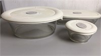 Pyrex Glass Storage Containers With Lid