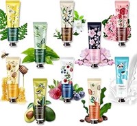 10 Pack Natural Fruits Plant Fragrance Hand Cream