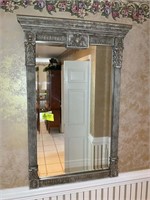 Wall mirror 30 in x 50 in Gray color with lion hea