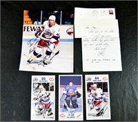 (4) WINNIPEG JETS AUTOGRAPHS NHL HOCKEY PLAYERS