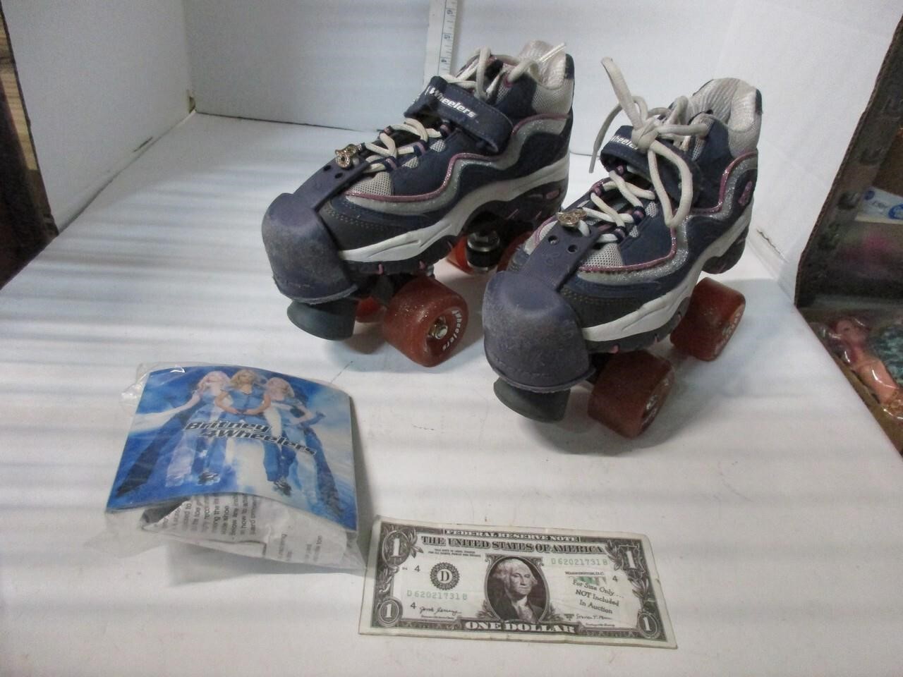 Brittney spears sketcher rollerskates sz 9