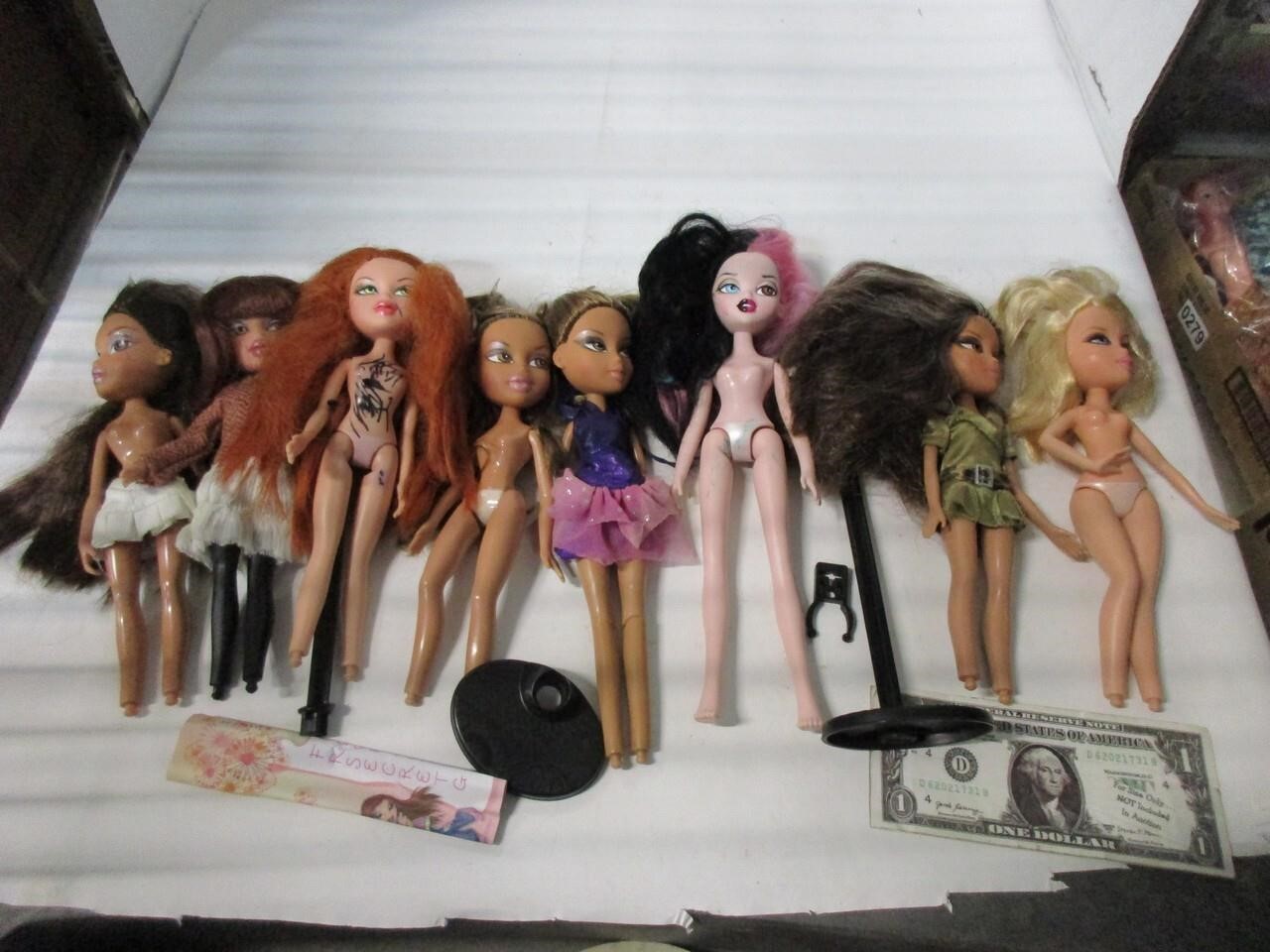 Vintage brat dolls various condition & age