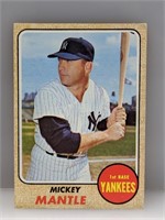 1968 Topps Mickey Mantle #280 Crease