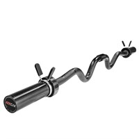 C9023  CAP 2-Piece Olympic Curl Bar with Collars,
