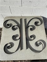 Vtg Wrought Iron Pieces