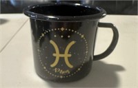 18oz Astrological Enamel Speckled Mug PISCES