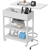 New Lift Top End Table Charging Station Desk