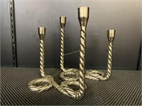 Metal Ornate Candle Holders