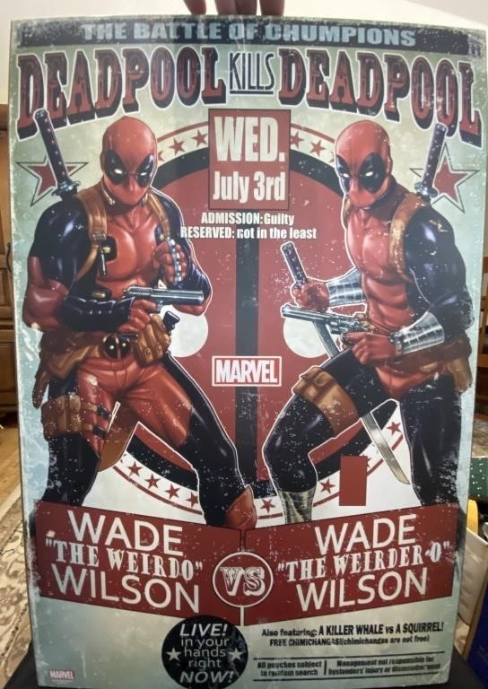 MARVEL DEAD POOL ARTWORK