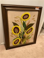 Sunflowers Needlepoint