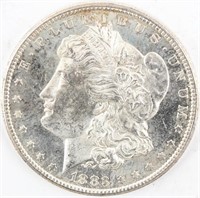 Coin 1883-CC Morgan Silver Dollar in BU DMPL