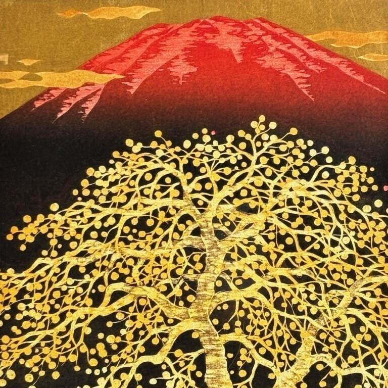 Hajime Namiki Tree and Mount Fuji