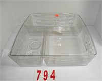 45322 Stackable Treasure Picnic Basket Plastic Lin