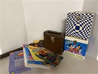 Children's Lot Books, Vintage 45 Record Cases