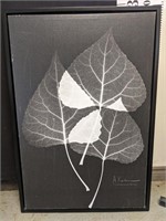 Unique x-ray foliage art on canvas 26" x 38"