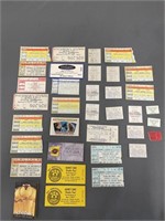 Collection Of Ticket Stubs