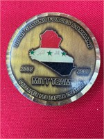 Iraqi Ground Forces Command Mitt Team Medal