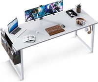 ODK Desk 55  Office Table  White + White Leg