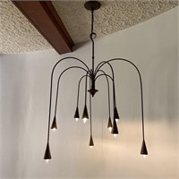 Hand Forged Willow Chandelier