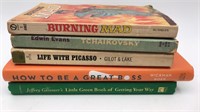 Book Lot Hard / Soft Cover Burning Mad,tchaikovsky