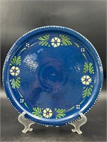 Cobalt Blue Majolika Plate