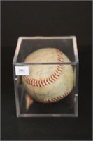 1991 Autographed Burlington Bees Baseball