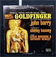 James Bond Goldfinger Soundtrack stereo record