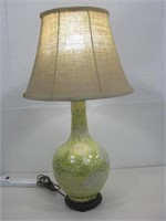 27" Vtg Japan Genuine Kutani Lamp Works See Info