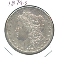 1879-S Morgan Silver Dollar