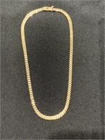 Necklace Marked 14K Pat #3308517 6.2g (15" Long)