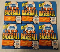 6 Packs of 1990 Fleer Baseball Cards