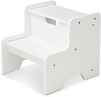 (N) Melissa & Doug Wooden Step Stool (White)