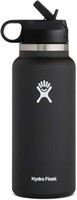 (U) Hydro Flask Wide Mouth Straw Lid - Stainless S