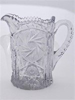 Antique Pressed Glass Pitcher