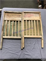 PAIR OF WASHBOARDS
