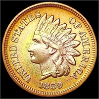 1859 RB Indian Head Cent CHOICE AU