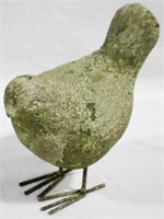 Concrete bird statue, 8"