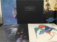 7 Vintage Eagles 12" Vinyl Albums