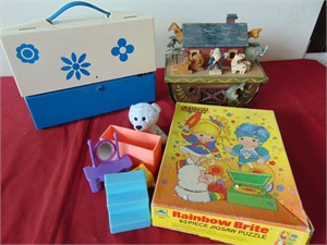 Toys-Puzzle, Ark Music Box, Toy Sewing Machine