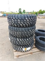 (4) 35X12.50R17 M/T Mud Truck Tires