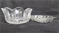 Vintage waterford Lead Crystal Bowl & Candy Dish