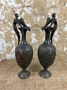 Italian Bronze Ewers