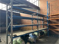 2 Bays Steel 4 Tiered Adjustable Pallet Racking